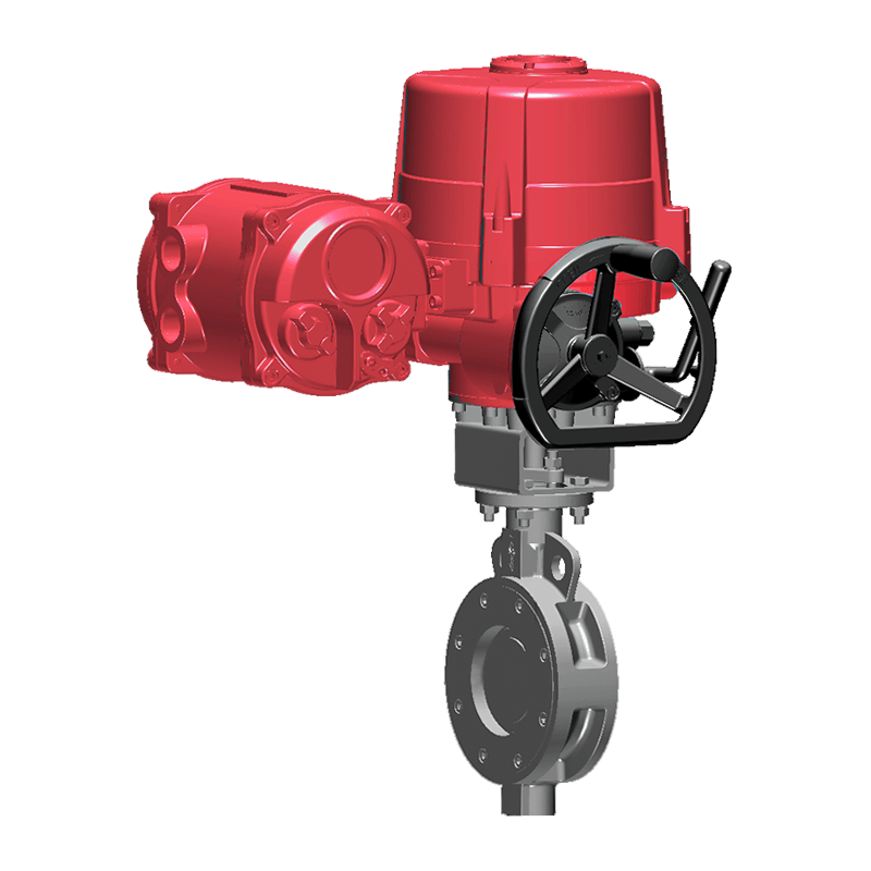 전기 하드실드 버터플라이 밸브