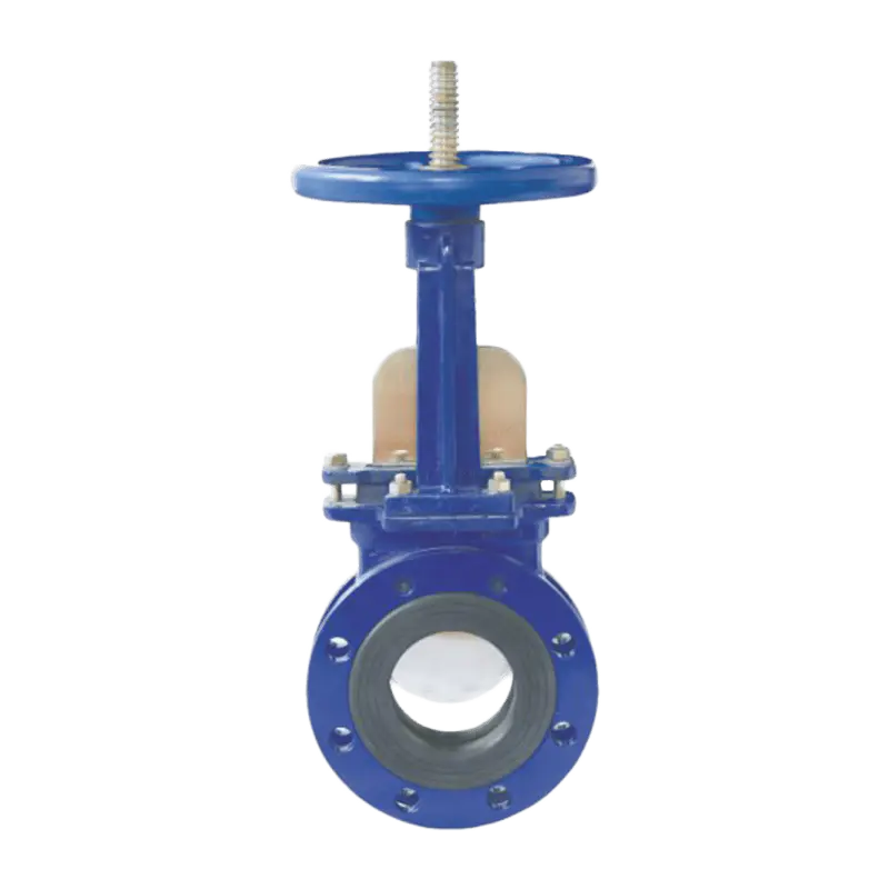 수동 탄소강 나이프 게이트 밸브