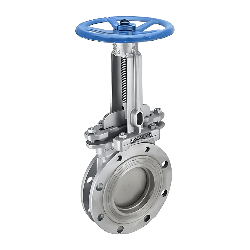 수동 플랜지 나이프 게이트 밸브