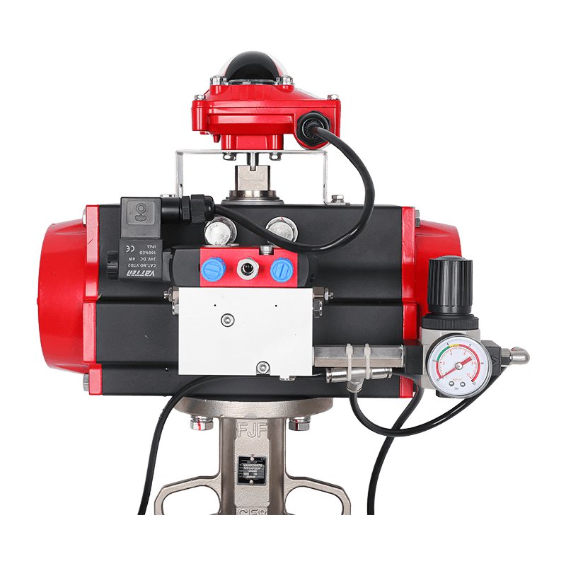 공압식 팽창 버터플라이 밸브