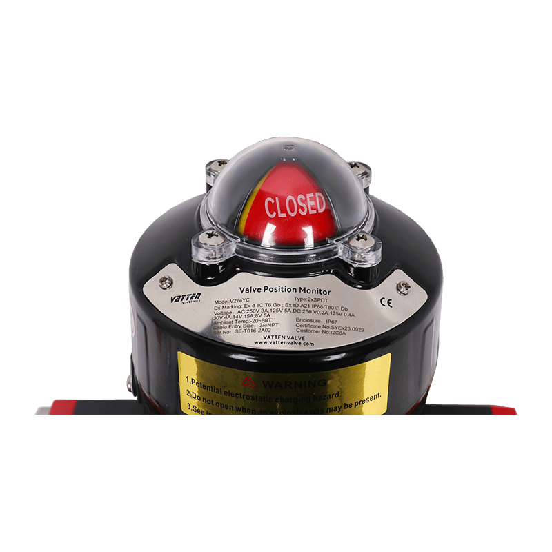 공압 방폭 플랜지 볼 밸브