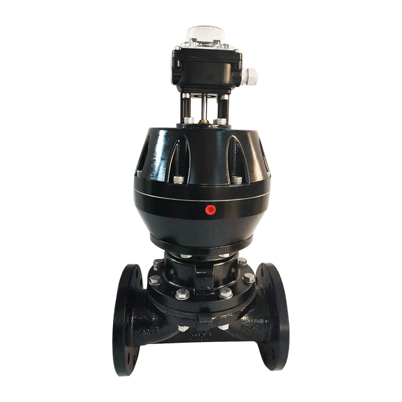 공압 플랜지형 다이어프램 밸브