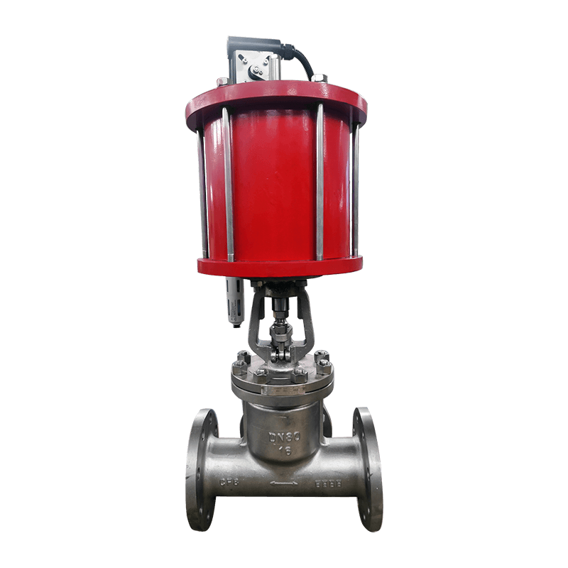 공압식 스테인레스 스틸 차단 밸브