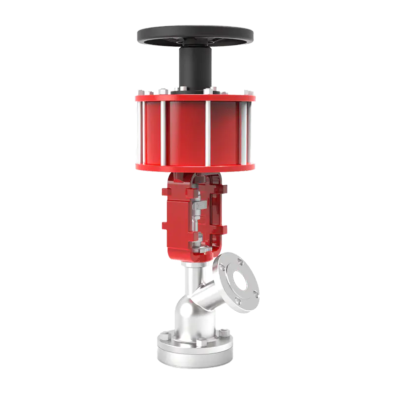 공압식 상부 개방 배출 밸브